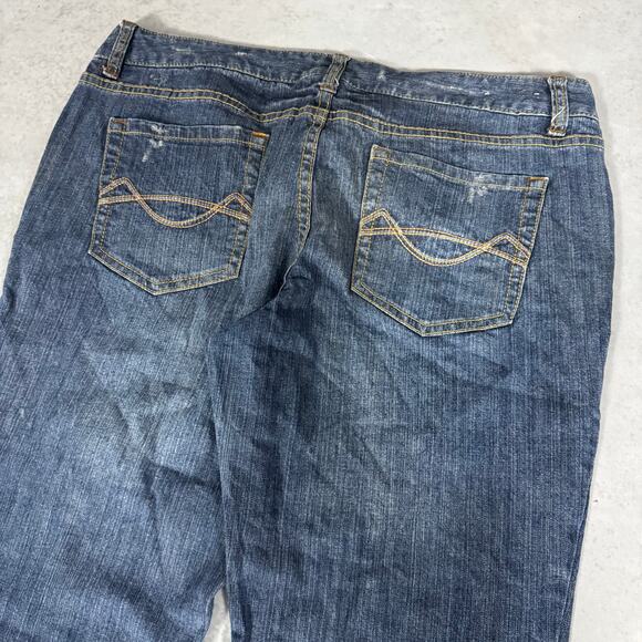 Mossimo Supply Co Bootcut Jeans Faded Dark Wash Denim - Size: 13R - Picture 11 of 11